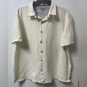 Weatherproof vintage Men's pale yellow Button-Down Shirt